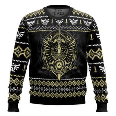 Hooktab True Heroes Never Die The Legend Of Zelda Ugly Christmas Sweater