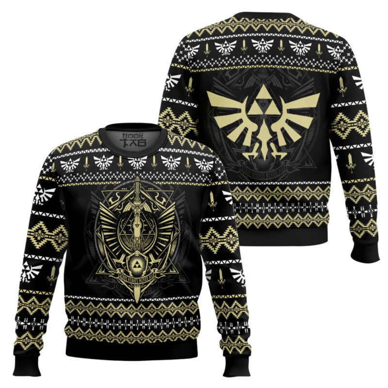 Hooktab True Heroes Never Die The Legend Of Zelda Ugly Christmas Sweater Hooktab True Heroes Never Die The Legend Of Zelda Ugly Christmas Sweater