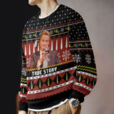 Hooktab True Story Barney Stinson How I Met Your Mother Ugly Christmas Sweater
