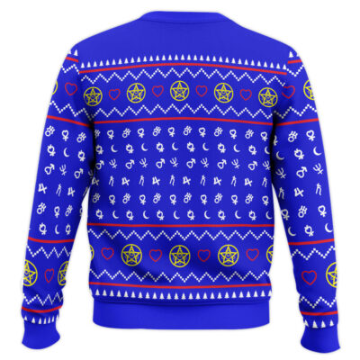 Hooktab Tsukino Sailor Moon Ugly Christmas Sweater