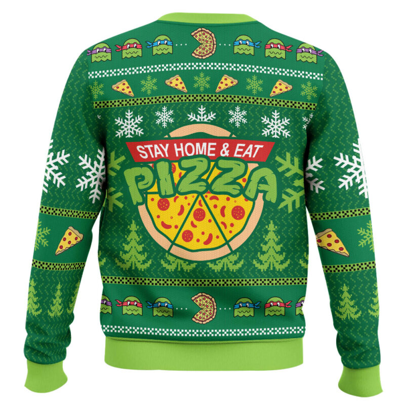 Hooktab Turtle Time Teenage Mutant Ninja Turtles Ugly Christmas Sweater Hooktab Turtle Time Teenage Mutant Ninja Turtles Ugly Christmas Sweater