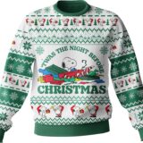 Hooktab Twas the night before Christmas The Charlie Brown and Snoopy Show Ugly Christmas Sweater