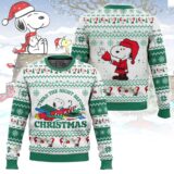 Hooktab Twas the night before Christmas The Charlie Brown and Snoopy Show Ugly Christmas Sweater