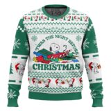 Hooktab Twas the night before Christmas The Charlie Brown and Snoopy Show Ugly Christmas Sweater