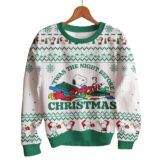 Hooktab Twas the night before Christmas The Charlie Brown and Snoopy Show Ugly Christmas Sweater