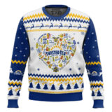 Hooktab Twisted Tea Heart Ugly Christmas Sweater
