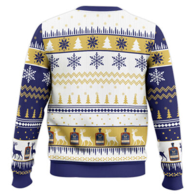 Hooktab Two Bitch Bourbon Whiskey Ugly Christmas Sweater