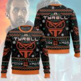 Hooktab Tyrell Corp Merry Xmas Blade Runner Ugly Christmas Sweater