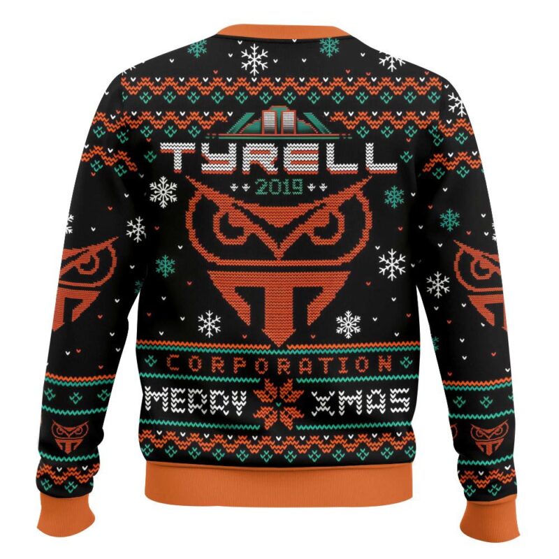 Hooktab Tyrell Corp Merry Xmas Blade Runner Ugly Christmas Sweater Hooktab Tyrell Corp Merry Xmas Blade Runner Ugly Christmas Sweater