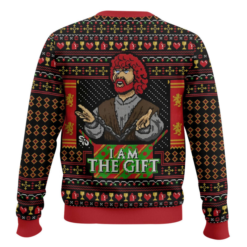Hooktab Tyrion I Am The Gift Game Of Thrones Ugly Christmas Sweater Hooktab Tyrion I Am The Gift Game Of Thrones Ugly Christmas Sweater