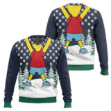 Hooktab Ugly Bart The Simpsons Ugly Christmas Sweater