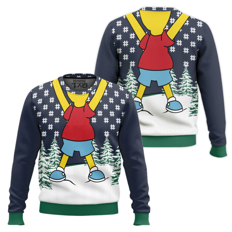 Hooktab Ugly Bart The Simpsons Ugly Christmas Sweater Hooktab Ugly Bart The Simpsons Ugly Christmas Sweater