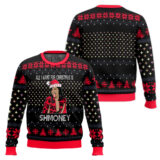 Hooktab Ugly Cardi B All I Want For Christmas Is Shmoney Ugly Christmas Sweater