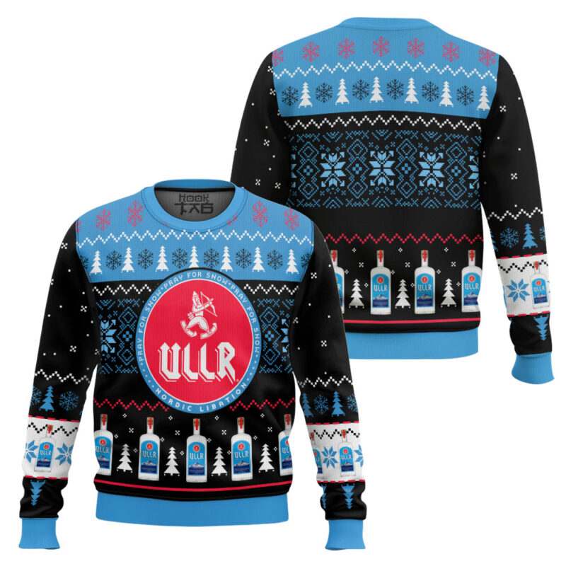 Hooktab ULLR Nordic Libation Ugly Christmas Sweater Hooktab ULLR Nordic Libation Ugly Christmas Sweater