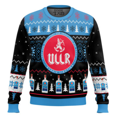 Hooktab ULLR Nordic Libation Ugly Christmas Sweater