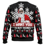 Hooktab Uncle Santa Claus Ugly Christmas Sweater