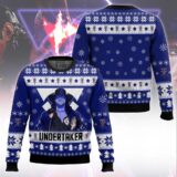 Hooktab Undertaker WWE Ugly Christmas Sweater