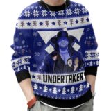 Hooktab Undertaker WWE Ugly Christmas Sweater