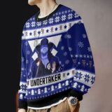 Hooktab Undertaker WWE Ugly Christmas Sweater