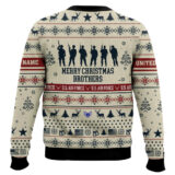 Hooktab US Air Force Merry Christmas Brothers - Custom Name And Rank Ugly Sweater