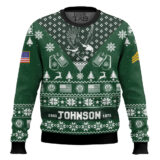 Hooktab US Army I'm Veteran Not A Sucker Or A Loser - Custom Name, Rank And Year Of Service Ugly Sweater