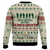 Hooktab US Army Merry Christmas Brothers - Custom Name And Rank Ugly Sweater