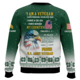 Hooktab US Army One More Beer For The Veteran Here - Custom Name And Rank Ugly Sweater