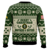 Hooktab US Army Santa's Favourite Veterans - Custom Name And Rank Ugly Sweater
