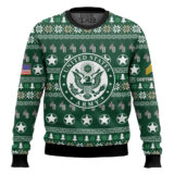 Hooktab US Army Thank My Brothers And Sisters That Never Came Back - Custom Name And Rank Ugly Sweater