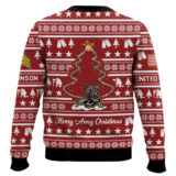 Hooktab US Army Veteran Merry Christmas - Custom Name And Rank Ugly Sweater