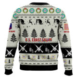Hooktab US Coast Guard Honor the Fallen! - Custom Name And Rank Ugly Sweater