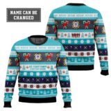 Hooktab US Coast Guard Hooah! - Custom Name Ugly Sweater