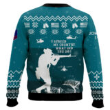 Hooktab US Coast Guard I Served My Country - Custom Name, Rank And Years Of Service Ugly Sweater