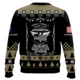 Hooktab US Coast Guard Once I Took a Solemn Oath - Custom Name And Rank Ugly Sweater
