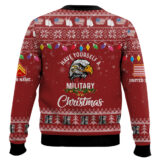 Hooktab US Marine Corps Have Yourself A Military Christmas - Custom Name And Rank Ugly Sweater