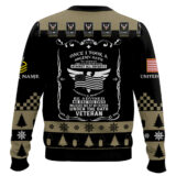 Hooktab US Navy Once I Took a Solemn Oath - Custom Name And Rank Ugly Sweater