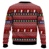 Hooktab US Navy This Is My Pride Flag - Custom Name And Rank Ugly Sweater