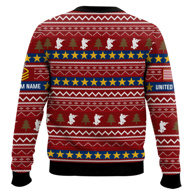 Hooktab US Navy This Is My Pride Flag - Custom Name And Rank Ugly Sweater Hooktab US Navy This Is My Pride Flag - Custom Name And Rank Ugly Sweater