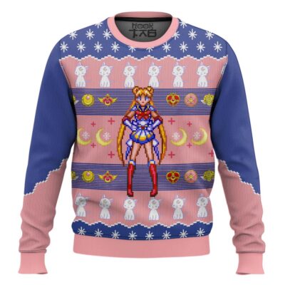 Hooktab Usagi Sailor Moon Ugly Christmas Sweater