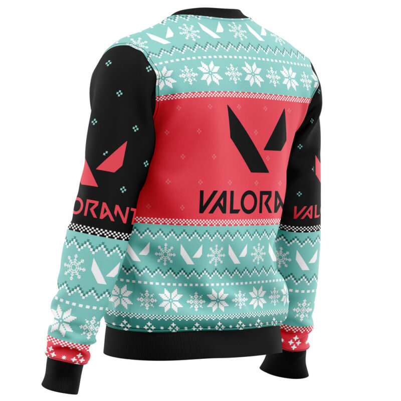 Hooktab Valorant Play As One Ugly Christmas Sweater Hooktab Valorant Play As One Ugly Christmas Sweater