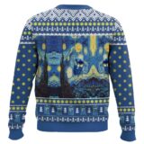Hooktab Vangogh Starry Night Doctor Who Ugly Christmas Sweater