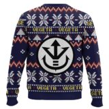 Hooktab Vegeta Blue Dragon Ball Z Ugly Christmas Sweater