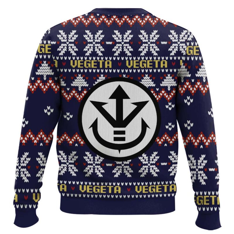 Hooktab Vegeta Blue Dragon Ball Z Ugly Christmas Sweater Hooktab Vegeta Blue Dragon Ball Z Ugly Christmas Sweater