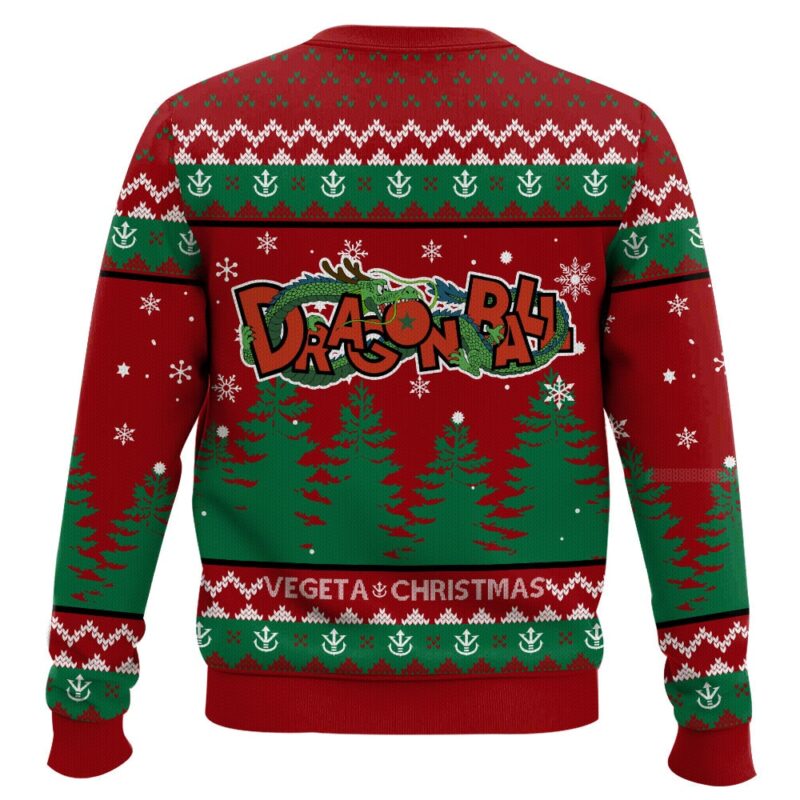 Hooktab Vegeta Christmas Elf Dragon Ball Ugly Christmas Sweater Hooktab Vegeta Christmas Elf Dragon Ball Ugly Christmas Sweater
