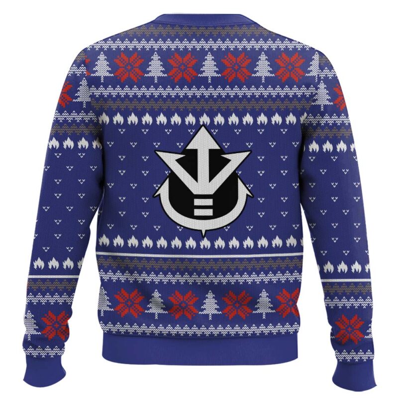 Hooktab Vegeta It's Over 9000 Dragon Ball Ugly Christmas Sweater Hooktab Vegeta It's Over 9000 Dragon Ball Ugly Christmas Sweater