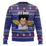 Hooktab Vegeta It's Over 9000 Dragon Ball Ugly Christmas Sweater