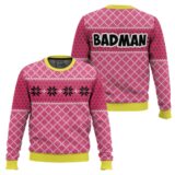 Hooktab Vegeta Pink Badman Dragon Ball Z Ugly Christmas Sweater