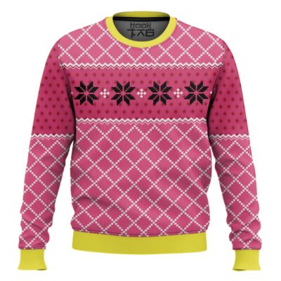 Hooktab Vegeta Pink Badman Dragon Ball Z Ugly Christmas Sweater
