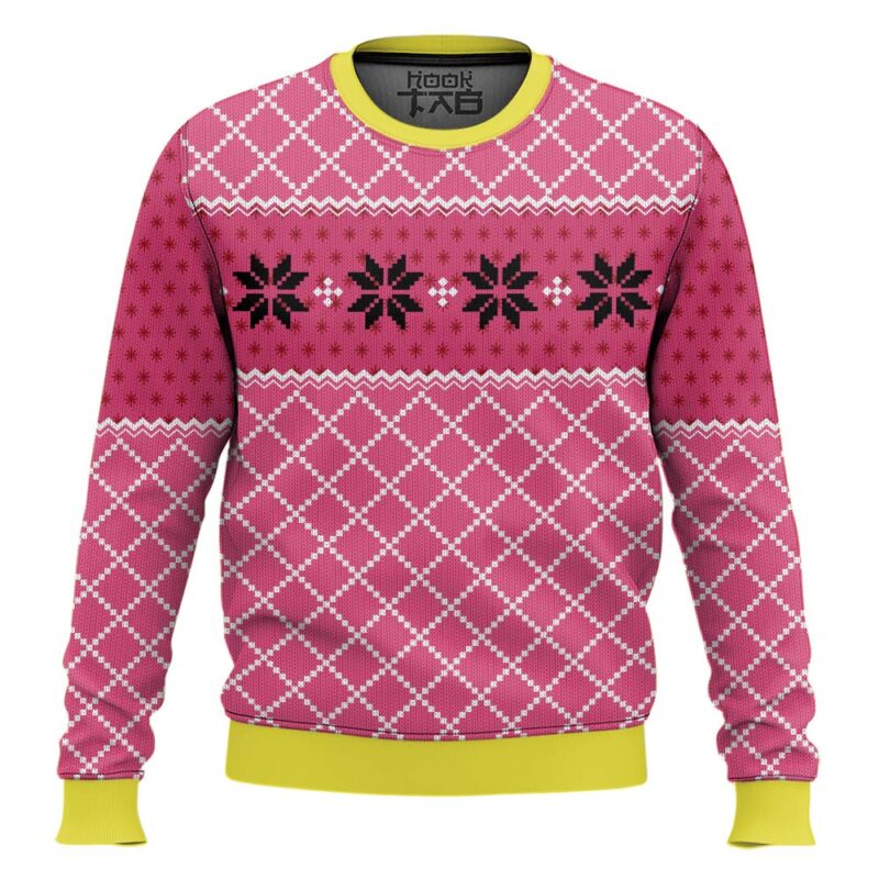 Hooktab Vegeta Pink Badman Dragon Ball Z Ugly Christmas Sweater Hooktab Vegeta Pink Badman Dragon Ball Z Ugly Christmas Sweater