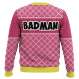 Hooktab Vegeta Pink Badman Dragon Ball Z Ugly Christmas Sweater